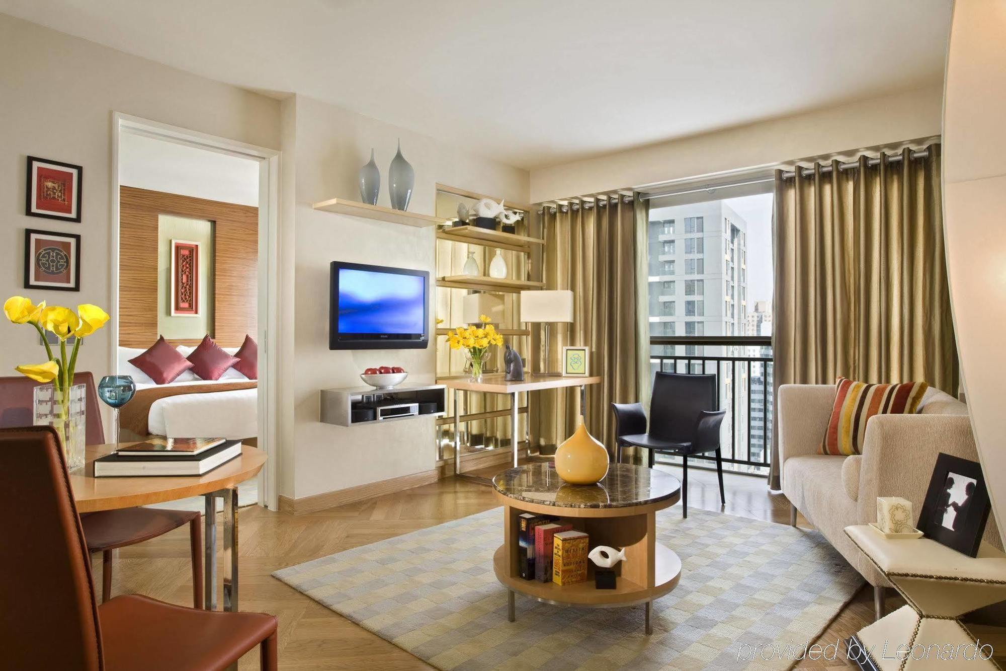 Ascott Guangzhou Lägenhet Rum bild